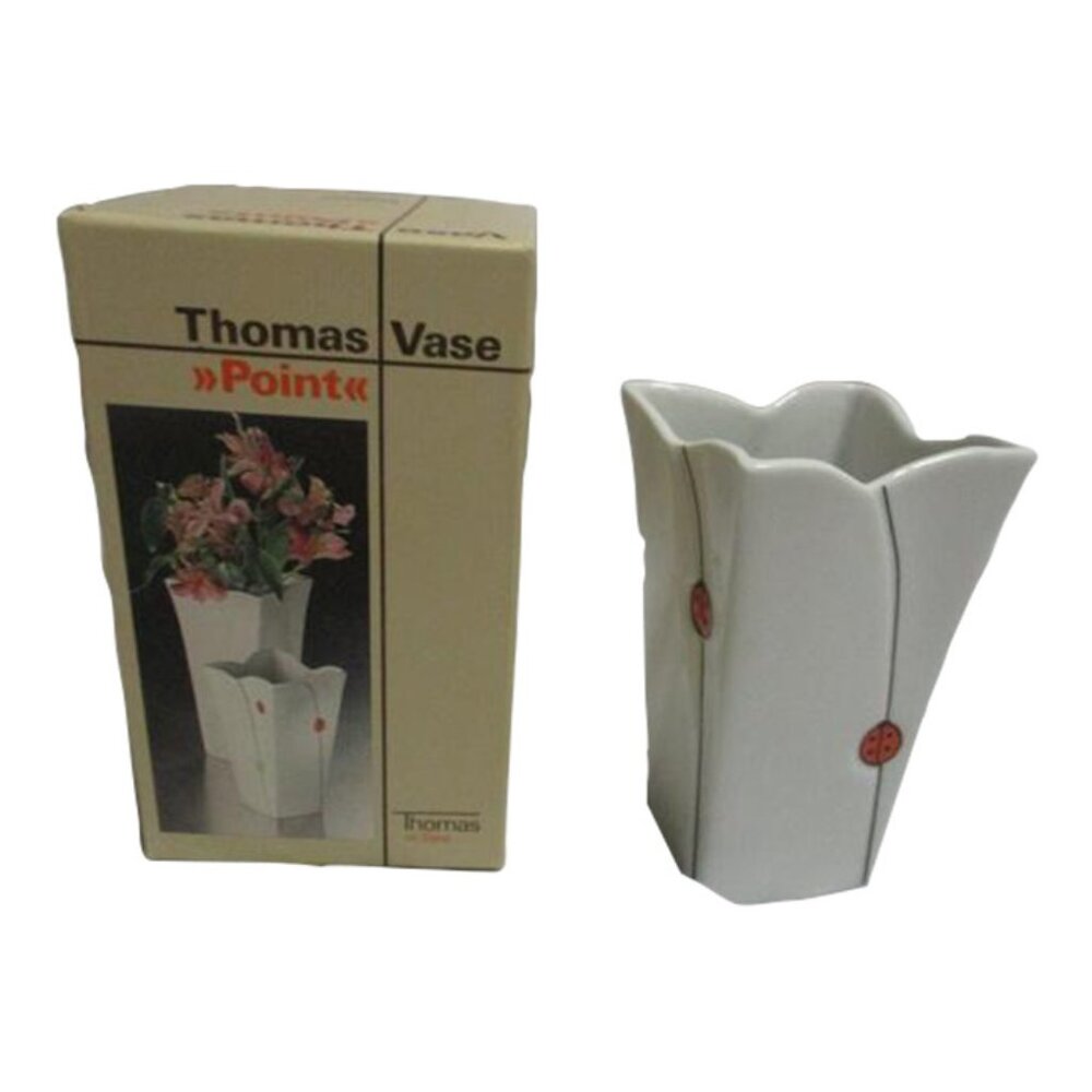 1970's Thomas Porcelain Flower Vase Decor Made in Germany